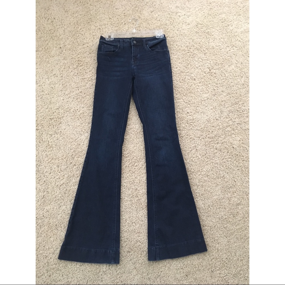 high waisted flare/bell bottom jeans